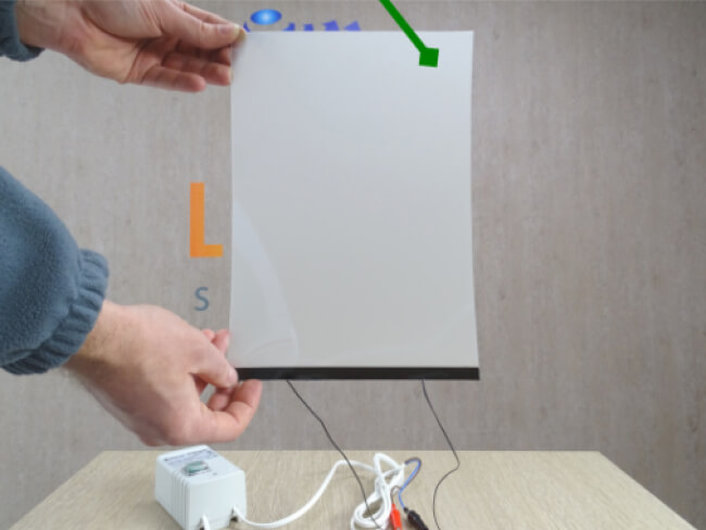 folia ciekłokrystaliczna matowa