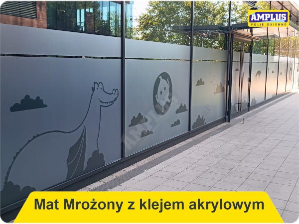 Folia mrożona szroniona (mrożone szkło) pod ploter i druk